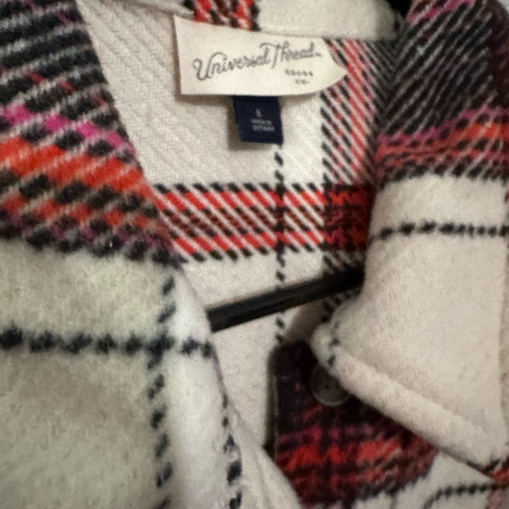 Universal Thread Plaid Shacket - Size large - Picture 7 of 12